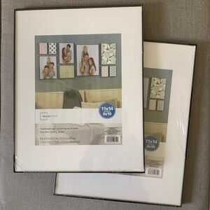 Mainstays 11x14 Matted to 8x10 Picture Frame. Set of 2.